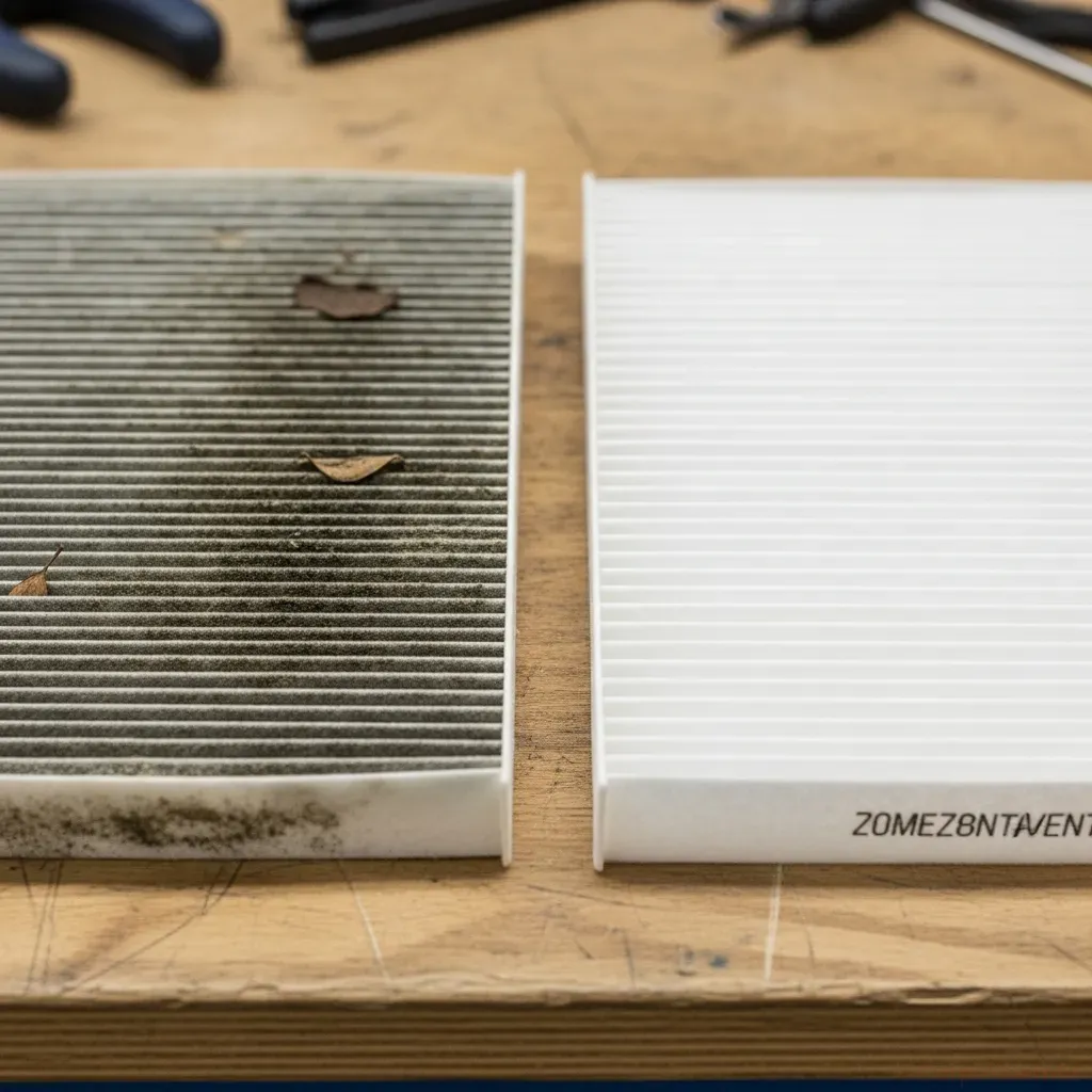 Car AC Smells Bad: Causes, Diagnosis & Fixes Before It Makes You Sick – detailed illustration