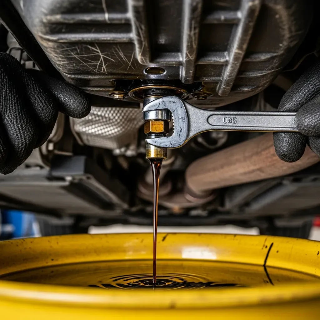 DIY Oil Change for Beginners: Step-by-Step Guide – detailed illustration