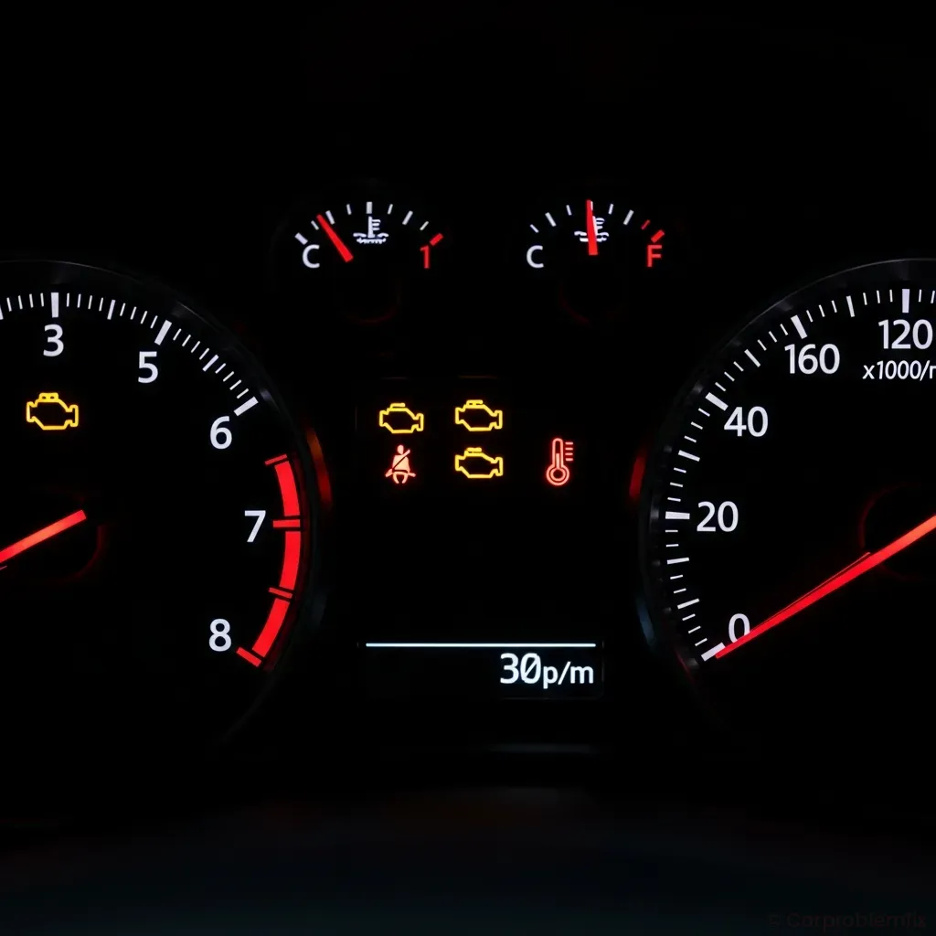 Dashboard Warning Lights Explained for Beginners – detailed illustration