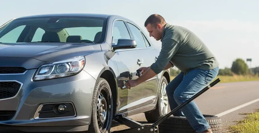2021 GMC Acadia: Flat Tire: Safe DIY Fix in Your Driveway