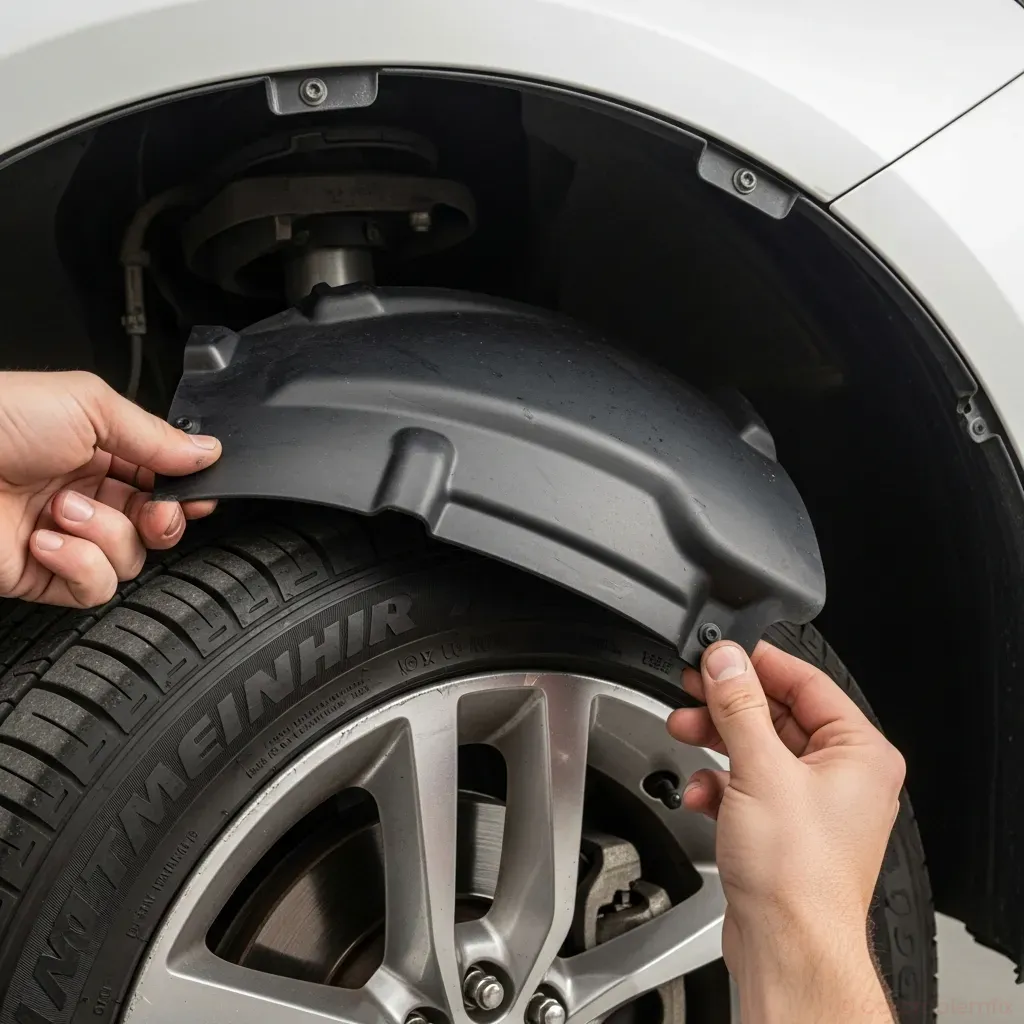 2021 nissan frontier driving – 2021 nissan frontier: rattling while driving diagnosis – diagnosis steps – component close-up