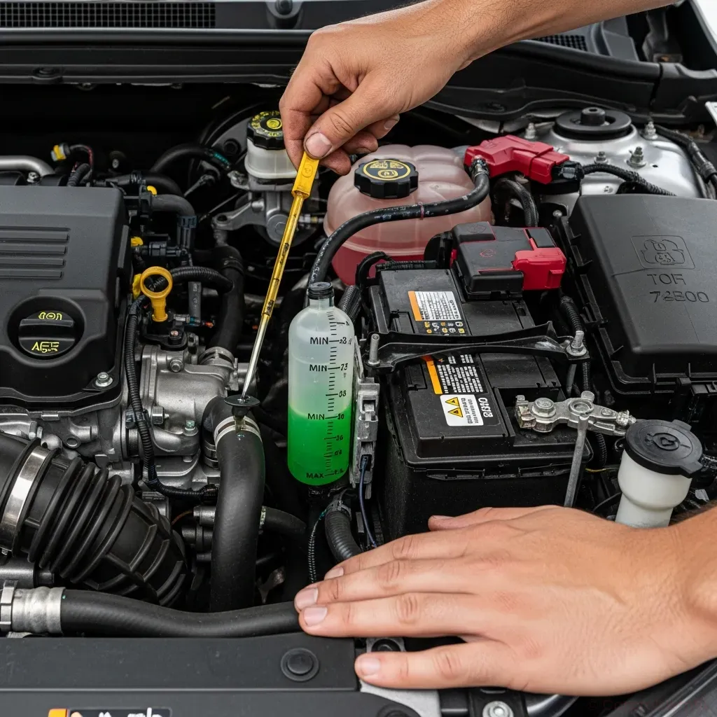 2015 nissan pathfinder basic maintenance: home checks that prevent breakdowns – 2015 nissan pathfinder: basic maintenance home checks – diagnosis steps – component close-up